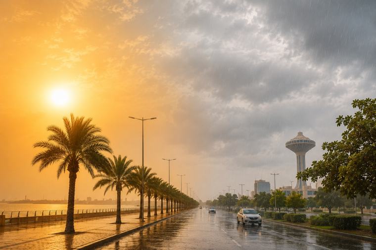طقس الأحد.. أمطار رعدية وأتربة وغبار على أجزاء من 5 مناطق